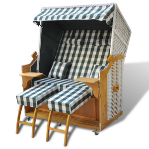 Strandkorb mit Kissen von Home Etc