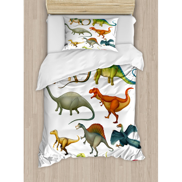 Ambesonne Dinosaur Duvet Cover Set Reviews Wayfair