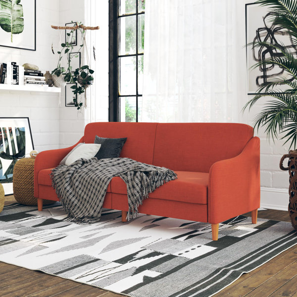 Modern Contemporary Burnt Orange Sofa Allmodern