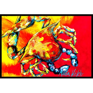 Crab Hot Dang Doormat