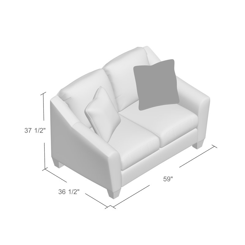 Andover Mills Emmons Loveseat & Reviews Wayfair