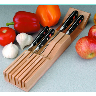 Drawer Knife Block Knife Blocks Cutlery Storage You Ll Love