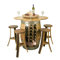 Wine Barrel 5 Piece Dining Set