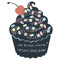 Cupcake Chalkboard Wall Decal