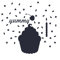 Cupcake Chalkboard Wall Decal