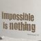 Brewster Home Fashions Euro Impossible Is Nothing Quote Wall Decal ...