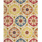 Hand-Tufted Ivory/Red Indoor/Outdoor Area Rug