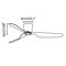 132cm Pemba 3-Blade Ceiling Fan with Remote