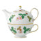 wedgwood wild strawberry miniature tea set