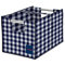 Gingham Foldaway Plastic Basket