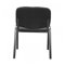 Armless Steel Stacking Chair with Cushion