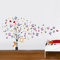 3D Butterflies with Colourful Photo Frame Tree Wall Sticker