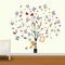 3D Butterflies with Colourful Photo Frame Tree Wall Sticker