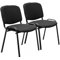 Armless Steel Stacking Chair with Cushion