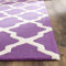 Brady Hand-Tufted Purple/Ivory Area Rug