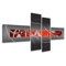 Modern 4 Piece Graphic Art Wrapped on Canvas Set