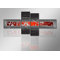 Modern 4 Piece Graphic Art Wrapped on Canvas Set