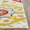Hand-Tufted Ivory/Red Indoor/Outdoor Area Rug