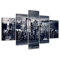 New York USA 5 Piece Photographic Print Wrapped on Canvas Set