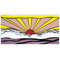 'Sunrise' by Lichtenstein Graphic Art Plaque