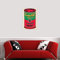 'Campbell Soup Can 1965' by Warhol Vintage Advertisement Plaque in Beige/Red
