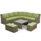 Milan 7 Seater Sectional Sofa Set with Cushions
