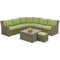Milan 7 Seater Sectional Sofa Set with Cushions