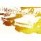 'Gold Cool Cars' Graphic Art Wrapped on Canvas