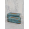 2 Piece Wood And Metal Box Set