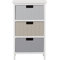 Carver 3 Drawer Bedside Table