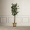 Darby Home Co Nigel Artificial Ficus Tree in Planter & Reviews | Wayfair