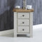 Woodstock 3 Drawer Bedside Table
