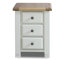 Woodstock 3 Drawer Bedside Table