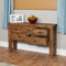 Heyford Rough Sawn Oak Console Table