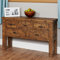 Heyford Rough Sawn Oak Console Table
