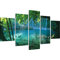 Waterfall 5 Piece Photographic Print Wrapped on Canvas Set