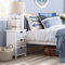 Carver 3 Drawer Bedside Table