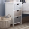 Carver 3 Drawer Bedside Table