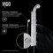 Elena Rain Waterfall Shower Panel with Jets and Hand Shower Dual Function