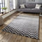 Spectrum Mathias Hand-Tufted Grey/White Area Rug