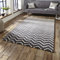 Spectrum Mathias Hand-Tufted Grey/White Area Rug