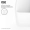 Amaryllis Rectangular Vessel Bathroom Sink