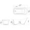 Nebbia 160cm x 80cm Freestanding Soaking Bathtub