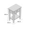 Bellemoor 1 Drawer Bedside Table