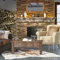 Kingfisher Hand-Woven Brown/White Area Rug