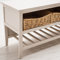Country Farmhouse Storage Hallway Bench
