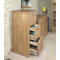 Mobel Oak 3-Drawer Vertical Filing Cabinet