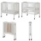 3-in-1 Portable Convertible Folding Crib