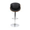 Benno Height Adjustable Swivel Bar Stool