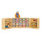 Triple Folding 26 Compartment Shelving Unit with Casters